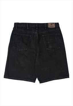 Vintage Wrangler Black Denim Shorts Mens