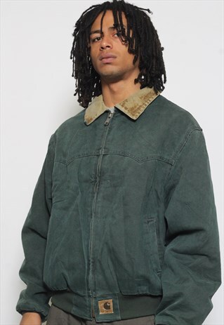 VINTAGE CARHARTT WORKWEAR JACKET GREEN