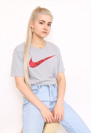 VINTAGE 90S NIKE GREY TOP T-SHIRT