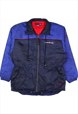 Reebok 90's Reebok Classic Zip Up Puffer Jacket Large Blue