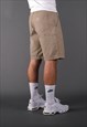 VINTAGE CARHARTT CARGO SHORTS IN TAN. 
