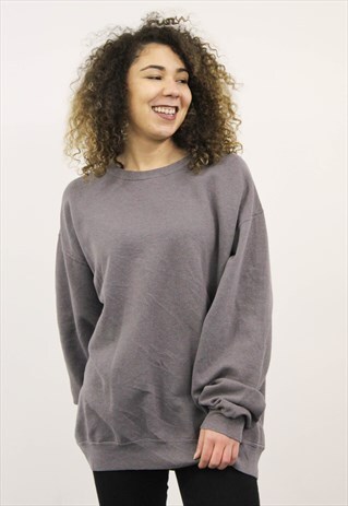 VINTAGE 1990S GREY SWEATER