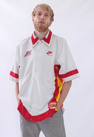 90S VINTAGE MENS NIKE SUPREME JACKET SHORT SLEEVE JERSEY