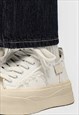 CHUNKY SOLE CANVAS SHOES RETRO SPORT SNEAKERS SKATE TRAINERS
