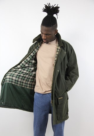 VINTAGE GREEN WAX JACKET