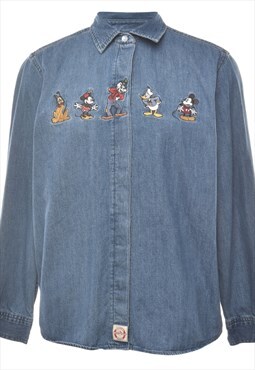 Disney Denim Shirt - M