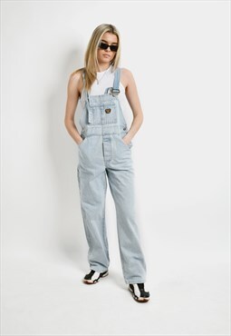 Vintage 90s denim dungaree jeans bib overalls Old School