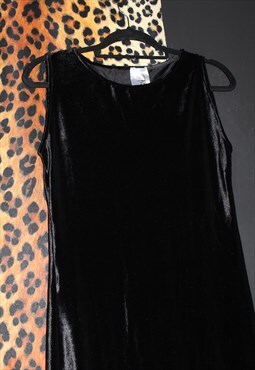 Handmade Black Stretch Body Con Party Dress