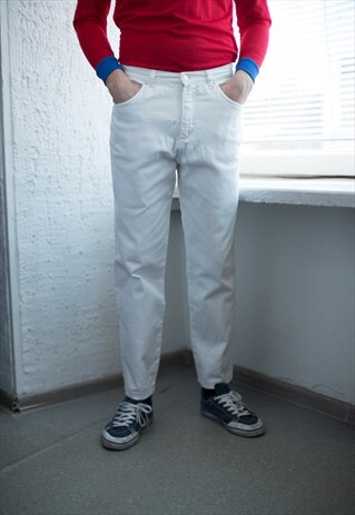 VINTAGE 80'S WHITE JEANS