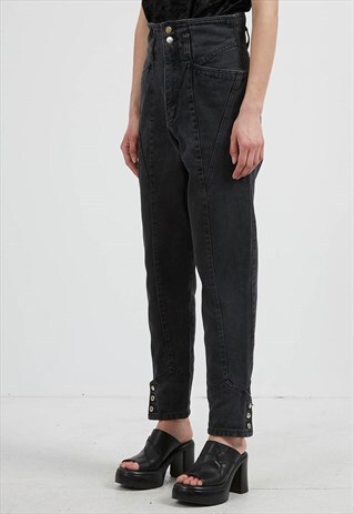 VINTAGE BLACK DENIM JEANS