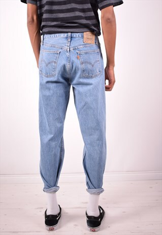 LEVI'S 615 MENS VINTAGE JEANS W32 L34 BLUE 90S