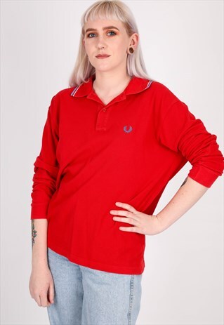 VINTAGE FRED PERRY POLO SWEATSHIRT NT102