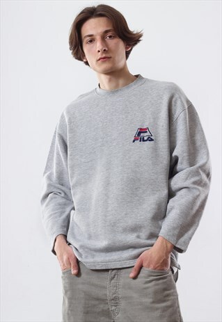 90'S VINTAGE MENS FILA SWEATSHIRT CREW NECK