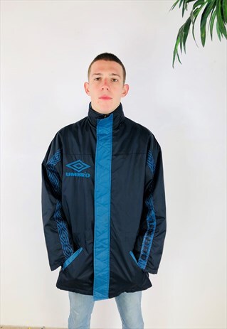 BLUE UMBRO COAT