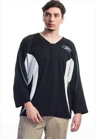 VINTAGE REEBOK LOGO T-SHIRT JERSEY 90S M 12.7