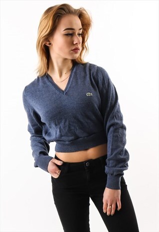 VINTAGE LACOSTE CROPPED SWEATSHIRT SWSAG137