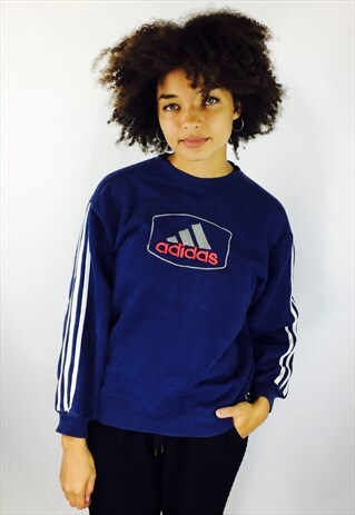 ADIDAS 90S EMBROIDERED SWEATSHIRT