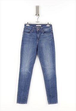 Levi's 721 Skinny Low Waist Jeans in Blue Denim - 40