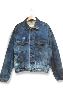 Vintage Acid Wash Denim Jacket 