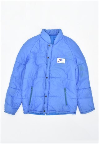VINTAGE 90'S CHAMPION PADDED JACKET BLUE
