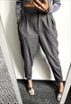 Classy Gray High Rise Pants / Trousers - S