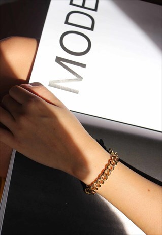 BRACELET GOLD CHAIN MARGUERITE