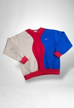 Reworked Nike Embroidered Sweatshirt