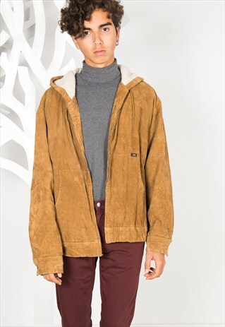 VINTAGE 80'S LEE SHEEPSKIN HOODIE 0324 / 5422 / 800
