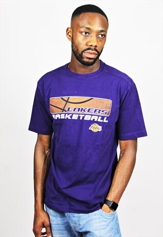 RETRO / 90'S / NBA / LA LAKERS / PURPLE T-SHIRT