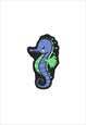 Embroidered Seahorse iron on patch / sew on patch