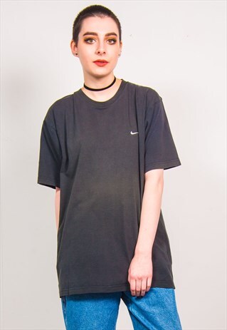 NIKE VINTAGE 90'S GREY OVERSIZED BASIC T-SHIRT