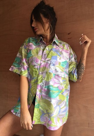 OVERSIZED RETRO 90S 80S VINTAGE UNISEX FESTIVAL SHIRT