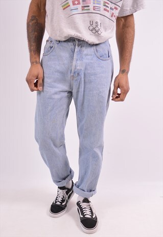 CALVIN KLEIN MENS VINTAGE JEANS W29 L32 BLUE 90S