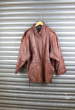 The Sheepskin Warehouse Real Leather Brick Red Jacket 