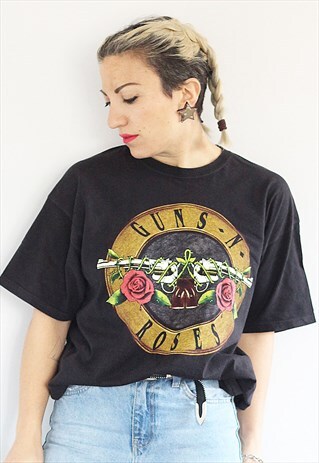 VINTAGE 1990S GUNS N ROSES OVERSIZED T SHIRT
