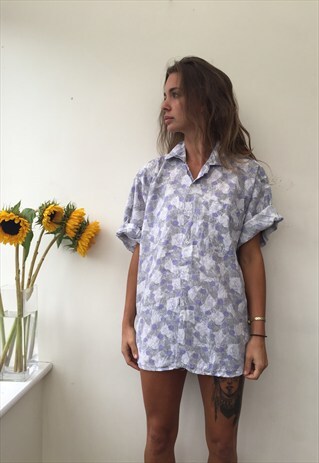 CRAZY PATTERN OVERSIZED RETRO VINTAGE UNISEX FESTIVAL SHIRT