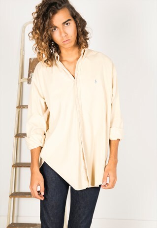 VINTAGE 80S POLO RALPH LAUREN SHIRT / R0509