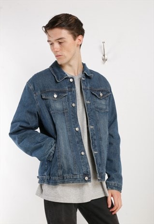 VINTAGE QUILTED LINED DENIM JACKET Z886