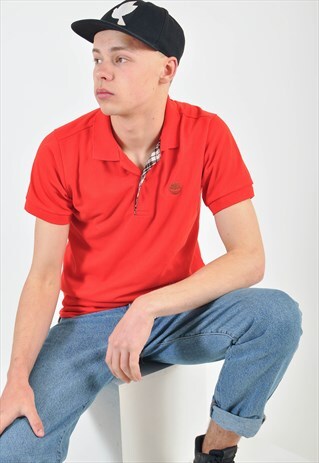 VINTAGE 90S POLO SHIRT IN RED