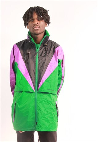 VINTAGE COLOURFUL RAIN JACKET