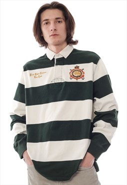 Vintage POLO RALPH LAUREN Rugby Shirt Pullover Striped