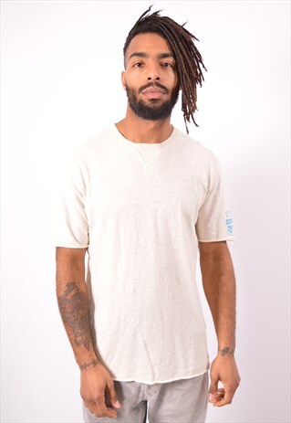 VINTAGE DIESEL T-SHIRT TOP BEIGE