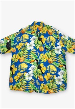 Vintage golden state warriors hawaiian shirt 2xl BV16710