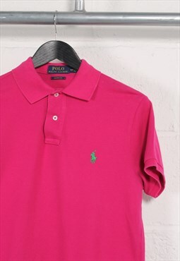 Vintage Polo Ralph Lauren Short Sleeve Polo Shirt Pink Small