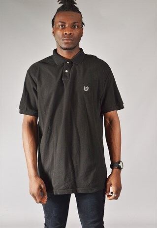 VINTAGE RALPH LAUREN CHAPS POLO SHIRT BLACK