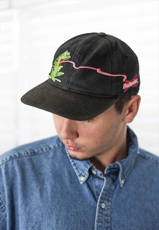 VINTAGE BUDWEISER CAP HAT LOGO 90S X 2.5