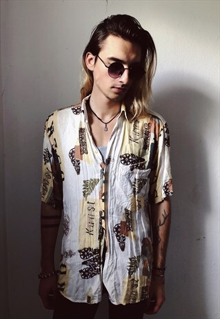VINTAGE ABSTRACT PATTERNED SHIRT