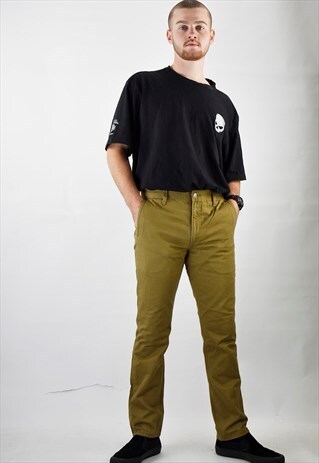 VINTAGE 90S KHAKI LEVI'S 511'S CHINO TROUSERS