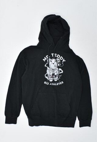 VINTAGE 90'S HOODIE JUMPER BLACK