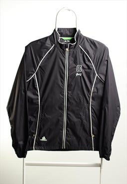 Vintage Adidas Golf Shell Logo Jacket Black